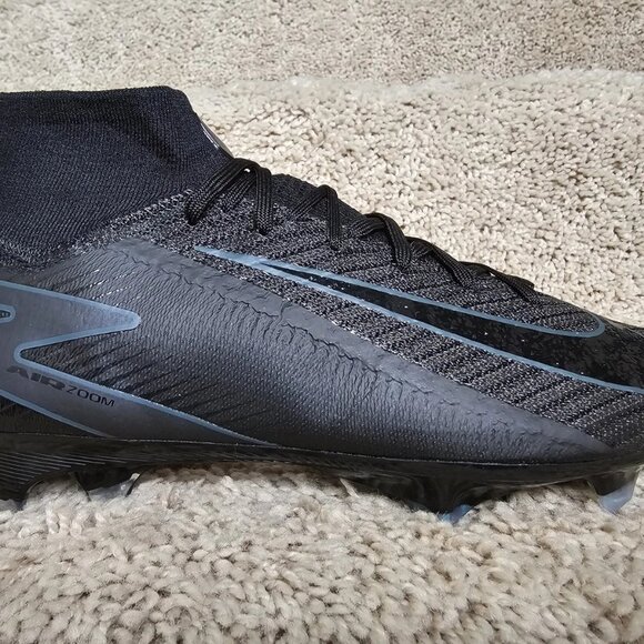 Nike Mercurial Superfly 10 Elite FG Black Deep Soccer Cleats FQ1454-002 Sz 6.5